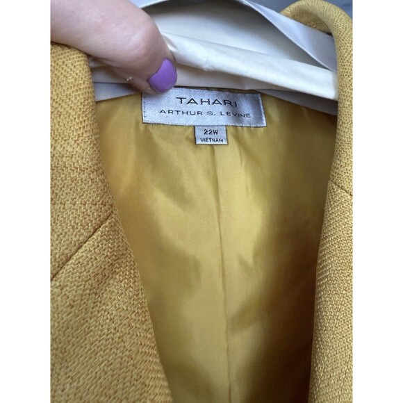 Tahari Arthur S. Levine Pants and Jacket 2pc Women’s Suit Size 24W Office Wear - Picture 7 of 11
